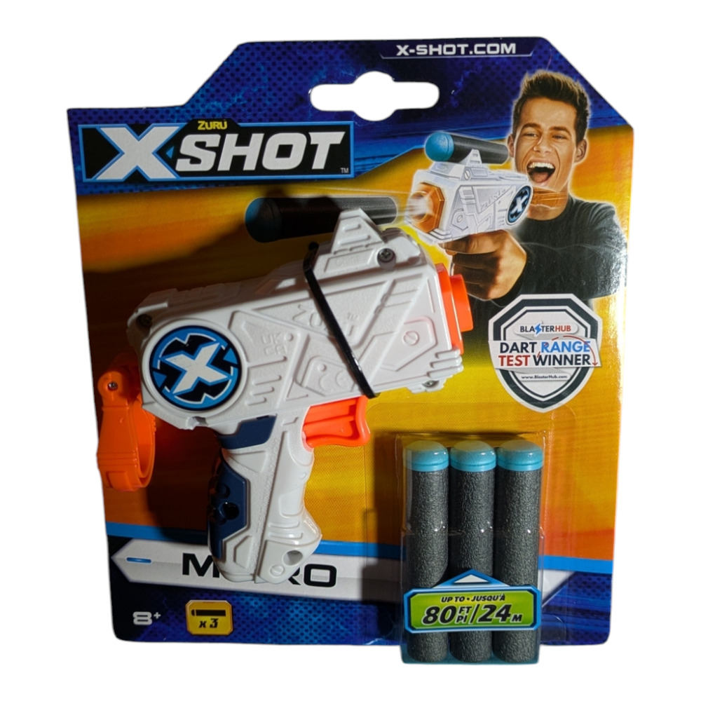 Zuru Excel Micro Shot Soft Play Dart Gun Brand New Kid's Toys